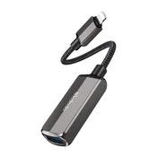 Lightning v USB-A OTG adapter Mcdodo CA-2690 2.4A - dark grey
