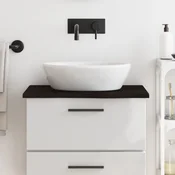 vidaXL vidaXL Kopalniški pult temno siv 60x50x2 cm obdelan trden les, (21063808)