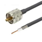 shumee RF5 UHF antenski kabel, 10 m vtič, spajkalni