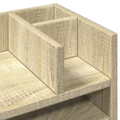 Organizator za stol boja hrasta 44,5x24x25 cm konstruirano drvo