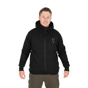 Fox Collection Sherpa Jacket Black Orange L