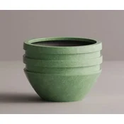 Casa Padrino luxury concrete flowerpot green A� 80 x H. 60 cm - Living room & garden decorative plant pot