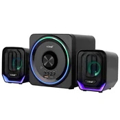LINQ LinQ, Računalniški zvočniki Bluetooth + 3,5-milimetrski priključek in micro SD, Črna, (5000250515)