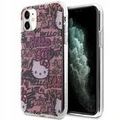 HELLO KITTY Hello Kitty IML Tags Graffiti - etui za iPhone 11 (roza)