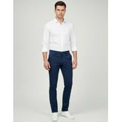 Elit Muške pantalone od kepera Premium Slim Fit, Plava