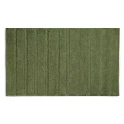 Kela Kopalniška preproga Megan, 100 % bombaž, mahovo zelena, 80,0 x 50,0 x 1,6 cm