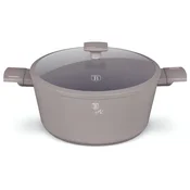 Berlingerhaus Lonec s titanovim premazom in pokrovom, 24 cm, kolekcija Taupe