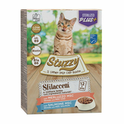 Stuzzy Cat Shreds MULTIPACK Sterilized cod and salmon 12x85 g