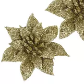 Springos CA0725 BOŽIČNA DEKORACIJA POINSETTIJA 11X11 CM