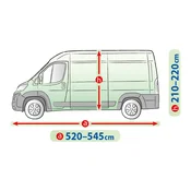 Car cover Mobile Garage van 540 (L2H2)
