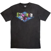 Beastie Boys Multicolour Logo (Stone Wash) Charcoal Grey L Majica