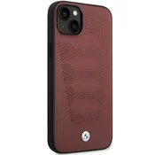 Bmw BMW OVITEK ZA IPHONE 14 15 13 6.1 BMHCP14S22RPSR Z USNJENIM SEDEŽEM VZOREC USNJE