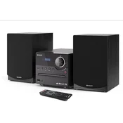 Sharp XL-B517D(BK) Hi-Fi Micro System, CD /FM /USB /Bluetooth v5.0, Aux-in, 45W, Black Sharp | Hi-Fi Micro System | XL-B517D(BK) | USB port | AUX in | Bluetooth | CD player | Black | FM radio | Wireless connection