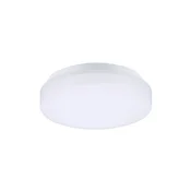 Sylvania Start Surface Slim stropna svetilka, O 22 cm, IP54, dim. - Kopalnica - bela - Plastika