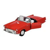 shumee WELLY OLD TIMER 1955 FORD THUNDERBIRD BREZ STREHE RDEČ 1:34 42366