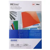 KARTON ZA VEZAVO A4 GBC GLADEK MODER 250G 100/1
