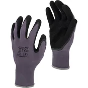 slomart Lahti Pro nitril rokavice L220609P, sivo-črne, vel. 9