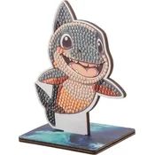 CRYSTAL ART Diamantna slika Ocean: morski pes