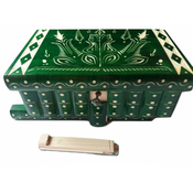 Pohranjivanje nakita velika ogromna čarobna kutija za zagonetke drvena kutija za sitnice sa skrivenim ukrasom od ključeva