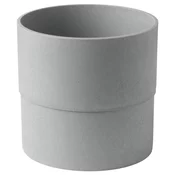 NYPON Saksija, unutra/spolja siva, 19 cm