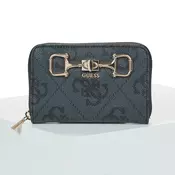 Guess JANIE LOGO SLG ZIP AROUND Črna