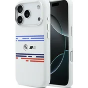 Bmw BMW M SILIKONSKI OVITEK Z VZORČNIM PLATOM ZA IPHONE 17 PRO MAX MAGSAFE BEL