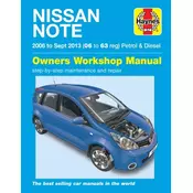 Nissan Note petrol & diesel (06-Sept 13) 06 to 63