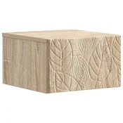 vidaXL Stenski nočni omarici Sonoma hrast 49 x 34,5 x 20 cm