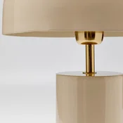 Kare namizna svetilka Loungy, bela, jeklo, višina 38 cm - Dnevna soba/jedilnica - Sodobni - Kovina