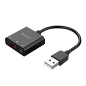 Orico Zunanja zvočna kartica USB-A – 3x mini jack – črna