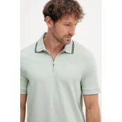 Bombažen polo Armani Exchange moški, zelena barva, XM000994 AF10366