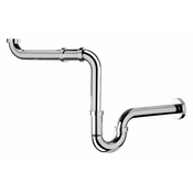Sifon za umivalnik 1 1/4–32 mm, kromast - Kromasta - 24 - ABS - Prihrani prostor - 32 - Omp Tea - 1 1/4
