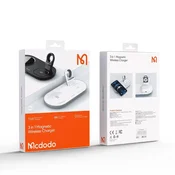 Mcdodo Brezžični polnilnik Mcdodo CH-7062 3v1 15W (telefon/TWS/Apple Watch) bel
