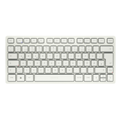 CHERRY KW 7100 mini BT, White Wireless Bluetooth Compact Keyboard