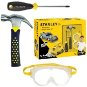 Stanley Jr. U004-K02-T03-SY Komplet avtomobila, bagra in 3 orodij