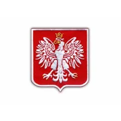shumee Našitek poljskega grba - Poljska - standardni - našiti - Vezeni našitek/značka/emblem