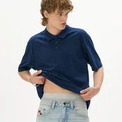 Cropp - Polo majica - navy