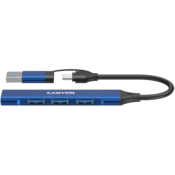 CANYON hub DS-02 4in1 USB-A/C Blue - CNS-TDS02BL