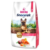 GOLD DOG Snocerek Hrana za male pasme - govedina in losos, suha – 5 kg