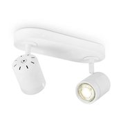 LED prigušiva tackasta svetiljka MANU 2xGU10/5,8W/230V bela