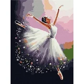 BB Vaš hobi. Slikanje po številkah. Balerina v belem.