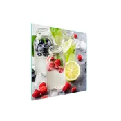 shumee Steklena zaščitna plošča za štedilnik 50x52 Fruit