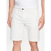 Lindbergh Kratke hlače iz tkanine 30-505044 Bela Slim Fit