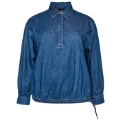 Zizzi Bluza JENNA moder denim