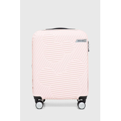 Kovček American Tourister x Disney roza barva