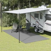shumee vidaXL Šotorska podloga, antracitna, 5,5 x 2,5 m