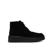 Calvin Klein Gležnjarji Flatf Lace Up Apr Cut Boot HW0HW03273 Črna