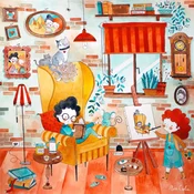 Magnolia - Puzzle Zabavna soba - 1 000 kosov