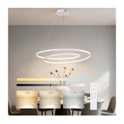 Brilagi-LED prigušiva luster na sajli TWISTER LED/105W/230V precnik 100 cm bela + daljinski upravljac