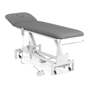 Masažna miza - 1 motor - 200 kg - sivo/belo